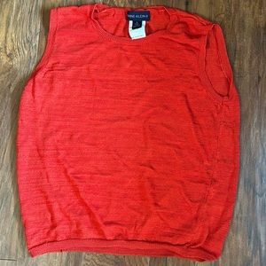 Vintage Anne Klein II Sleeveless Top/Sweater like Vest, Size L (Runs Small)